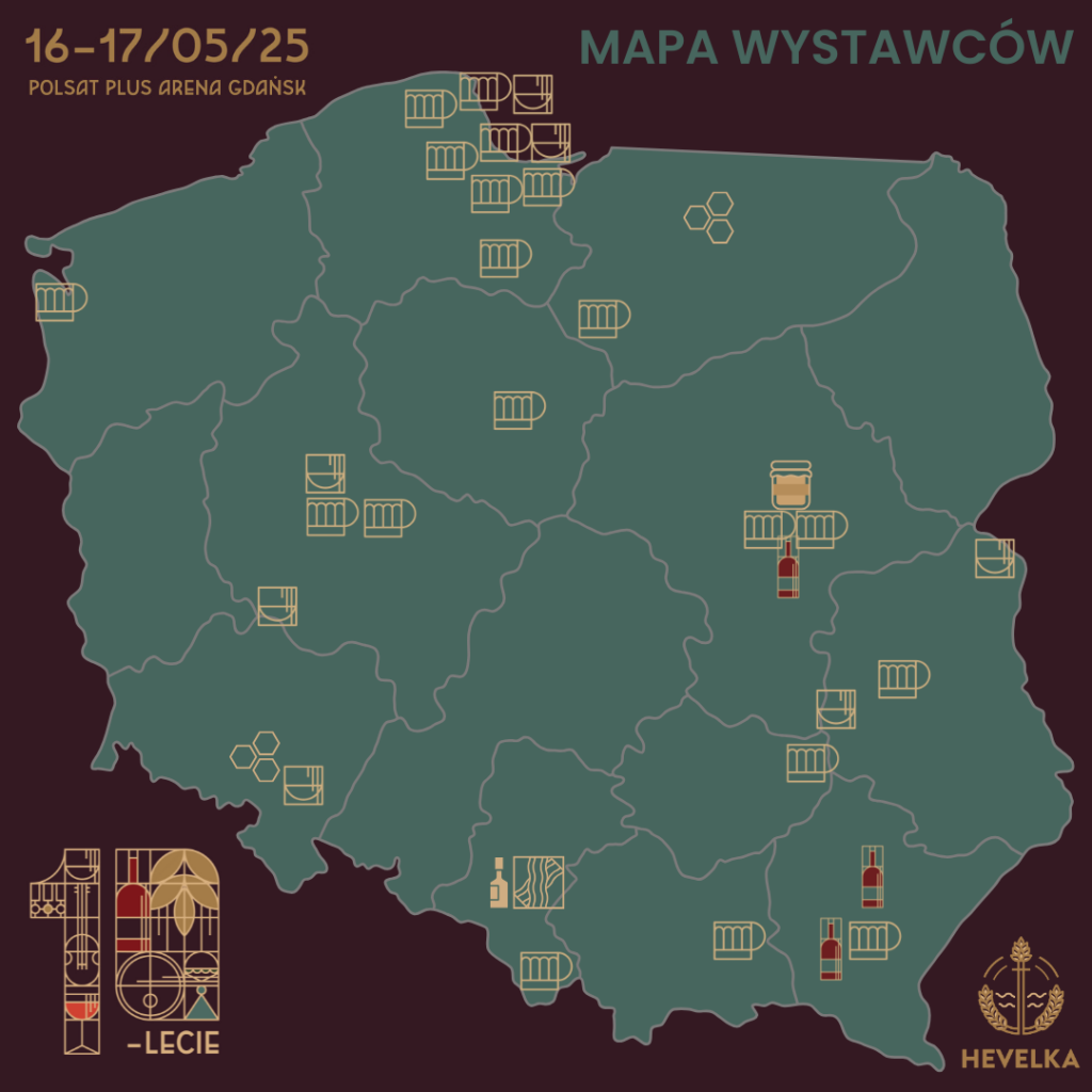 Mapa wystawców z całej Polski